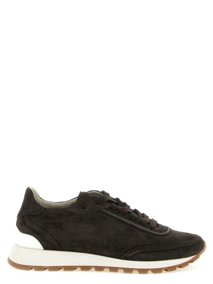 Brunello Cucinelli 'Monile' Suede Sneakers