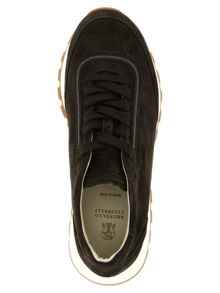 Brunello Cucinelli 'Monile' Suede Sneakers