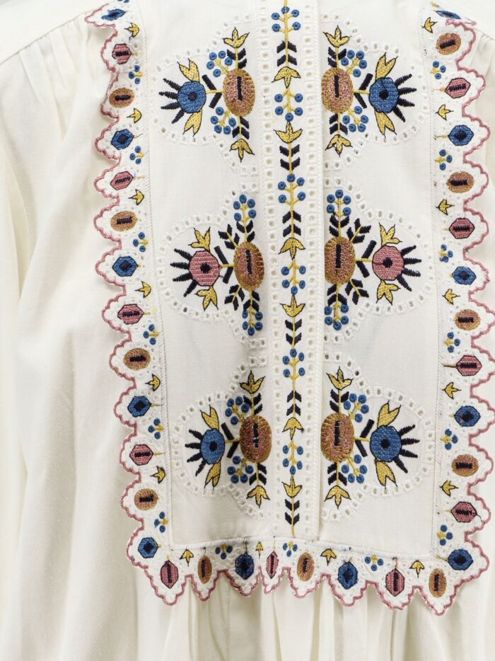 MARANT ETOILE Monique Viscose Blend Shirt With Embroidery