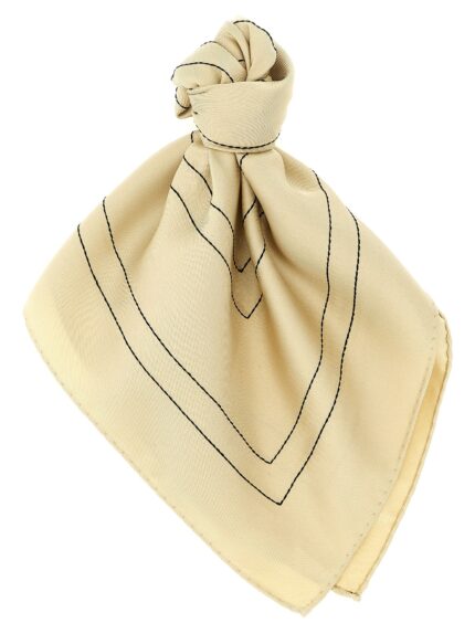 TOTEME 'Monogram' Embroidered Scarf