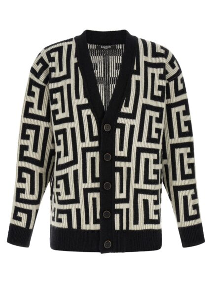 Balmain Monogram Macro Cardigan