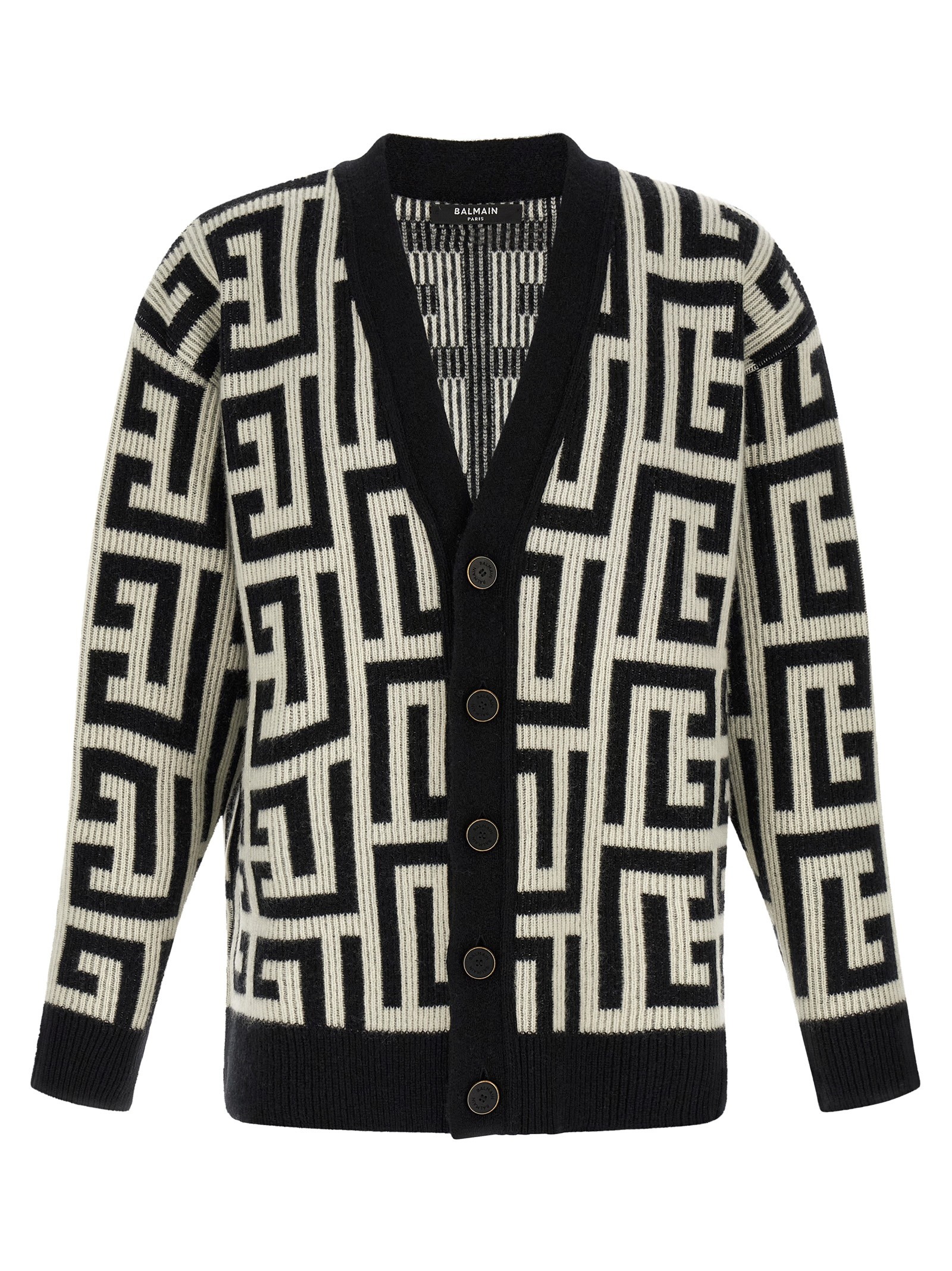 Balmain Monogram Macro Cardigan