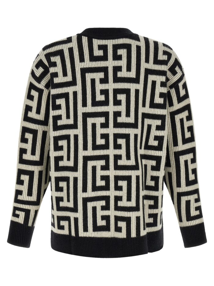 Balmain Monogram Macro Cardigan