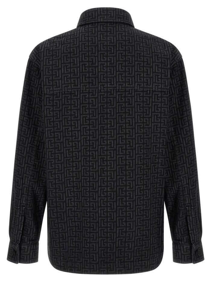 Balmain Monogram Pattern Overshirt