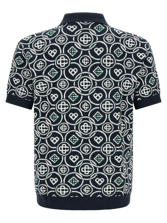 CASABLANCA 'Monogram' Polo Shirt