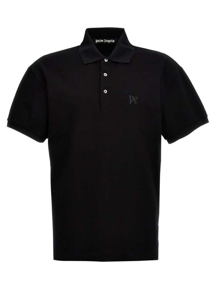 palm angels 'monogram' polo shirt Palm Angels 'Monogram' Polo Shirt