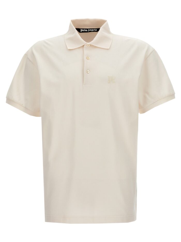 palm angels 'monogram' polo shirt Palm Angels 'Monogram' Polo Shirt