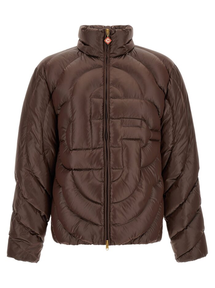 CASABLANCA 'Monogram' Quilting Down Jacket