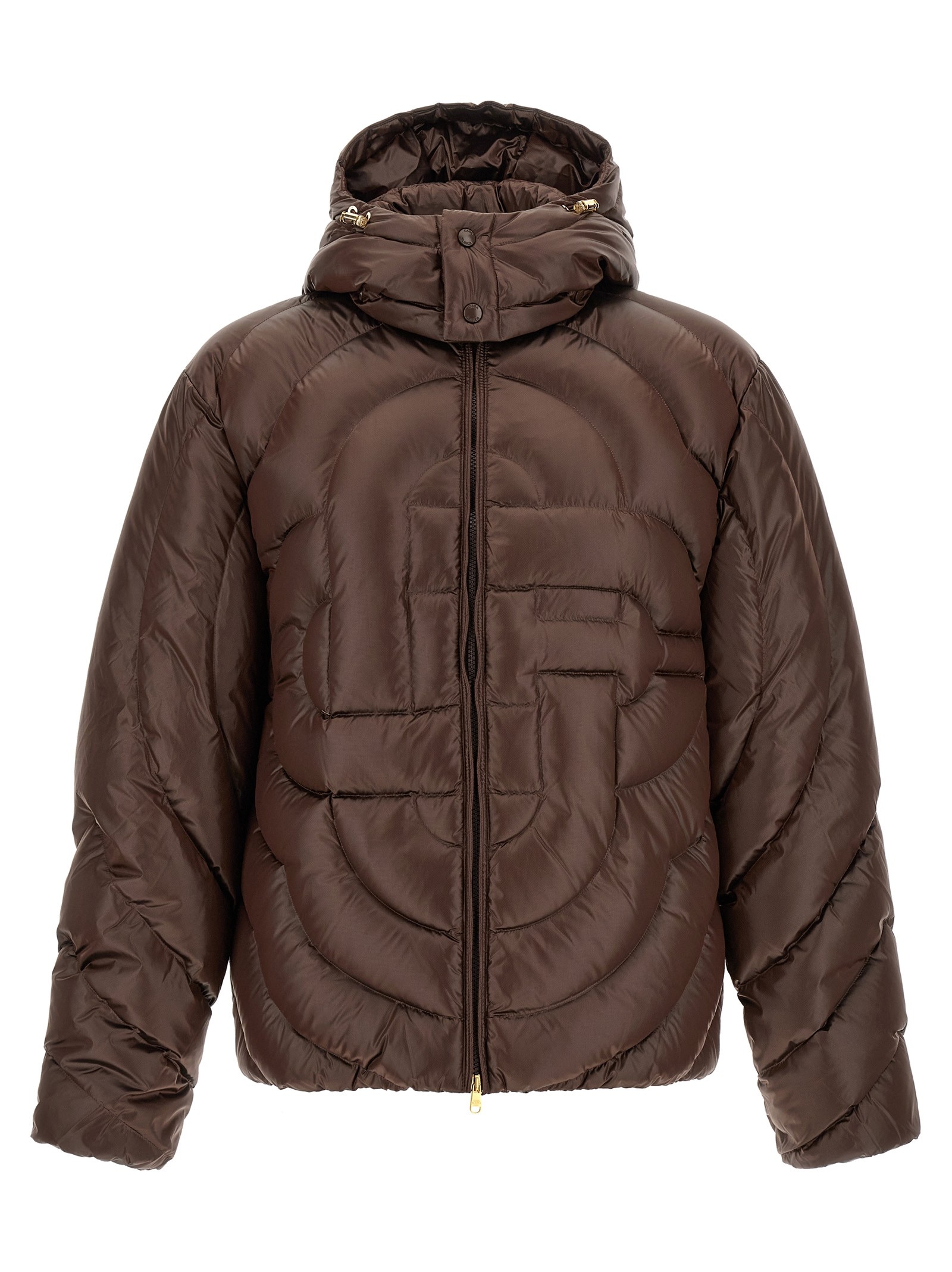 CASABLANCA 'Monogram' Quilting Down Jacket