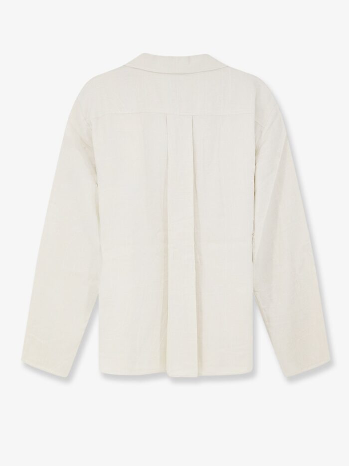 TOTEME Monogram Shirt With All-over Logo Print