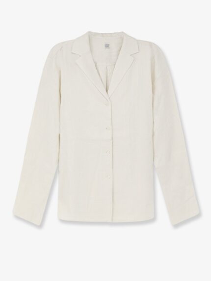 TOTEME Monogram Shirt With All-over Logo Print