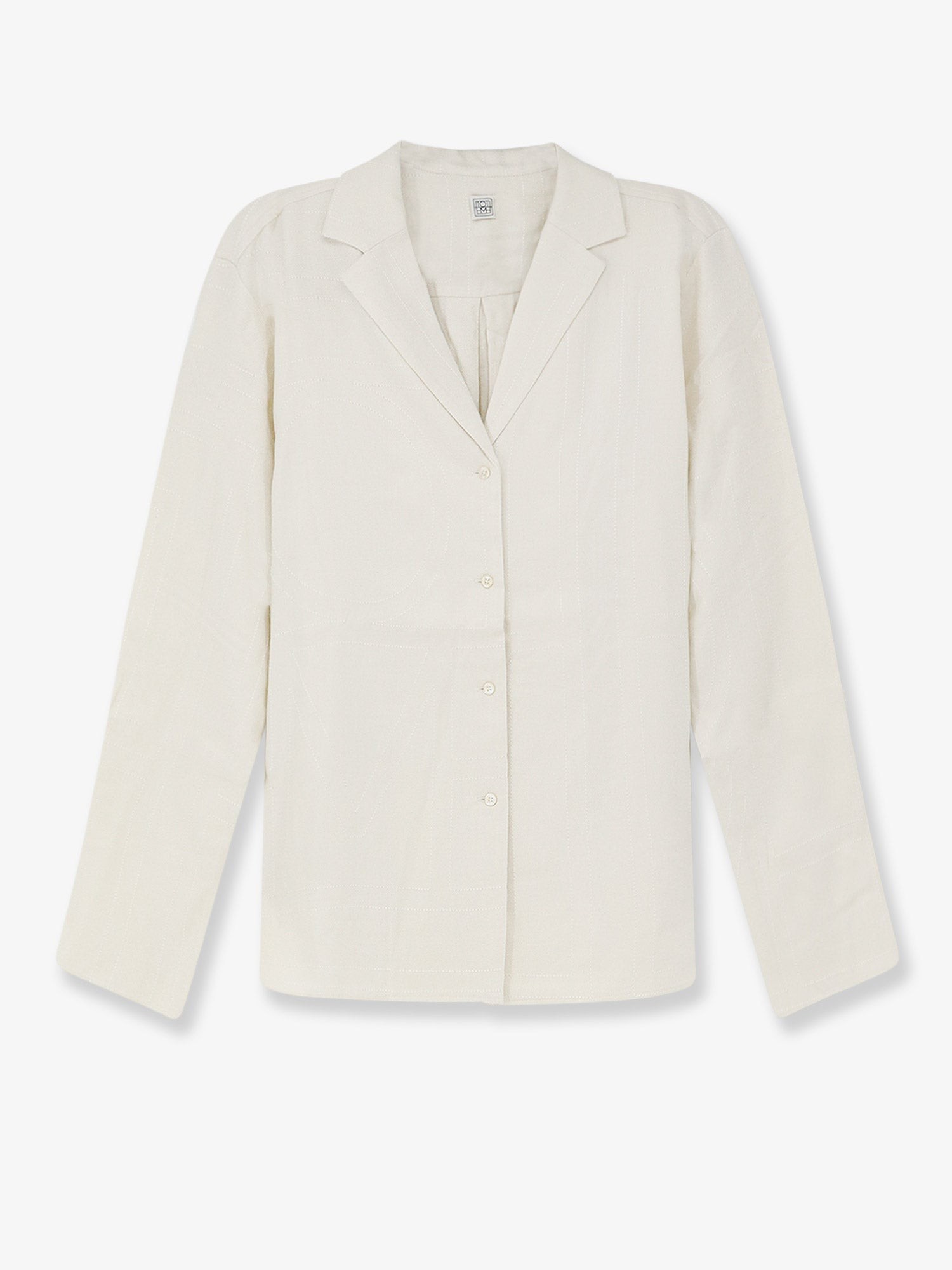 TOTEME Monogram Shirt With All-over Logo Print