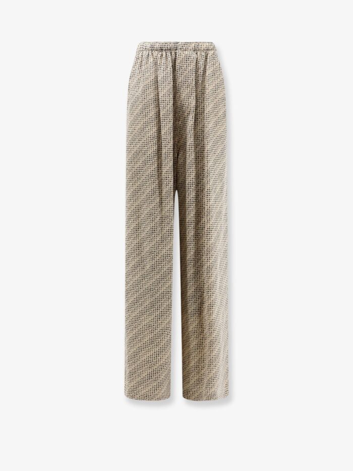 balenciaga monogram silk trousers Balenciaga Monogram Silk Trousers