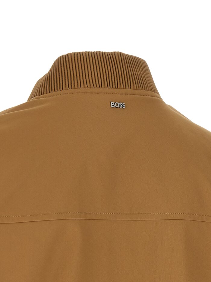 HUGO BOSS Monogram Sleeve Bomber Jacket