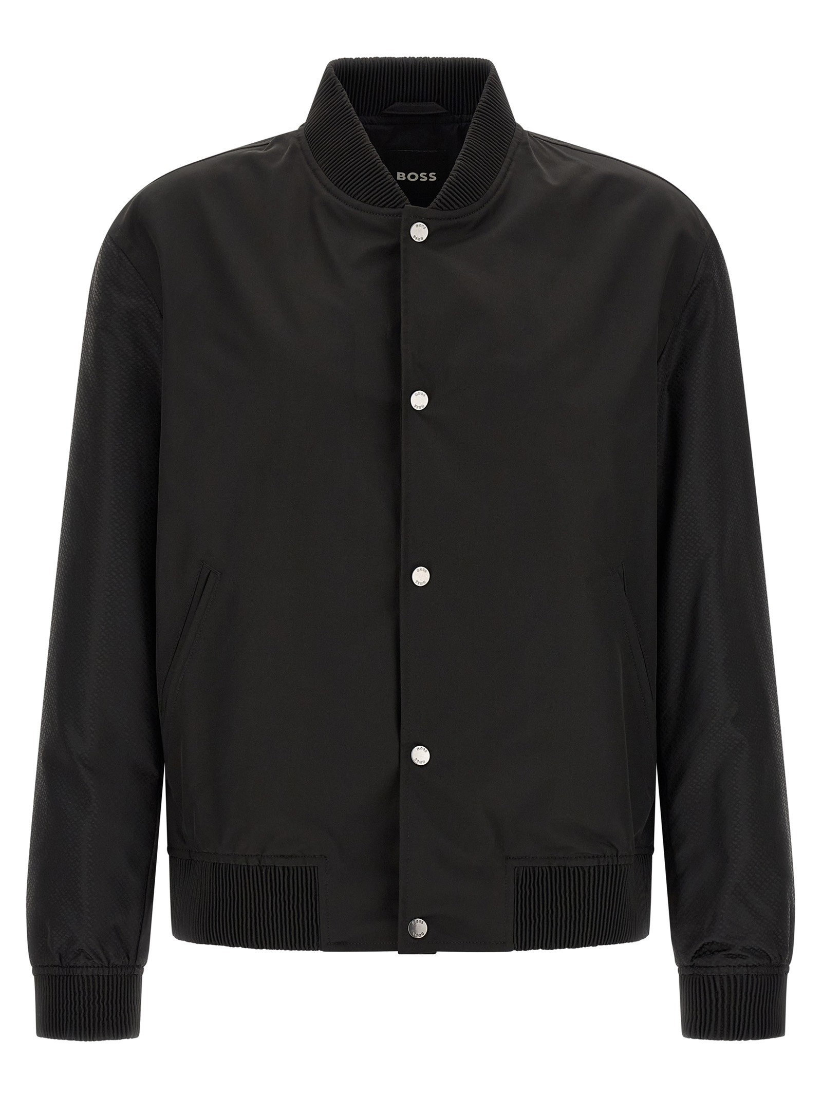 HUGO BOSS Monogram Sleeve Bomber Jacket