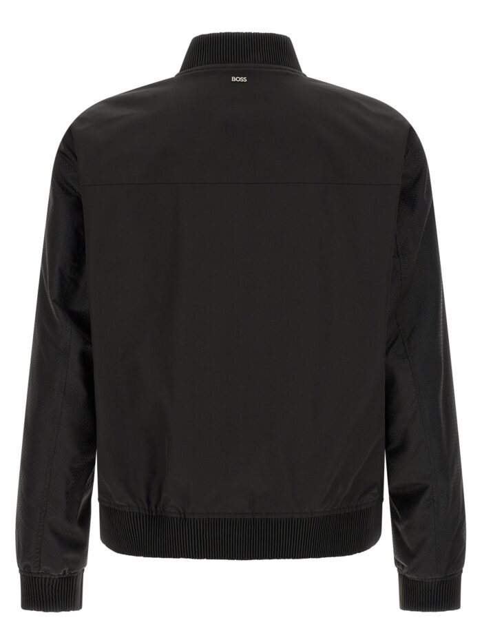 HUGO BOSS Monogram Sleeve Bomber Jacket