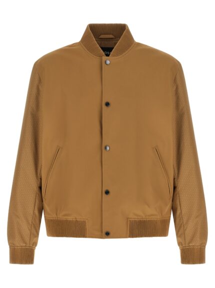 HUGO BOSS Monogram Sleeve Bomber Jacket