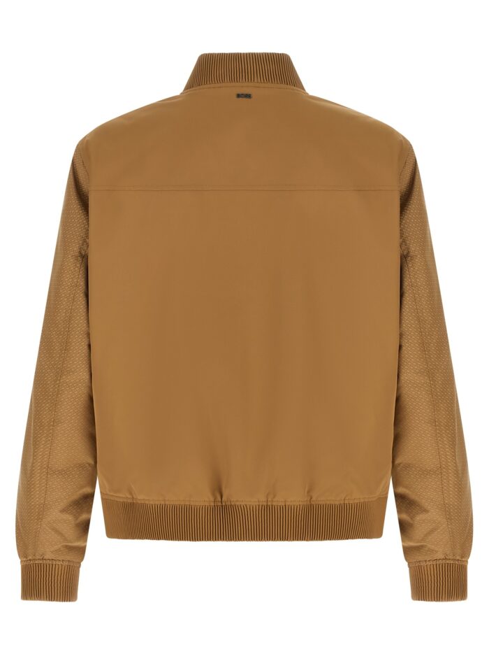 HUGO BOSS Monogram Sleeve Bomber Jacket