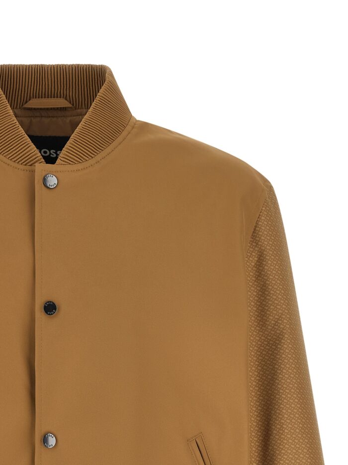 HUGO BOSS Monogram Sleeve Bomber Jacket