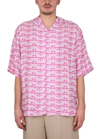 Gcds MONOGRAM WAVED SHIRT