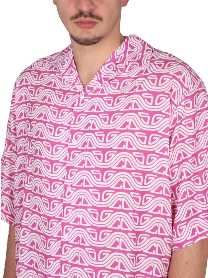 Gcds MONOGRAM WAVED SHIRT