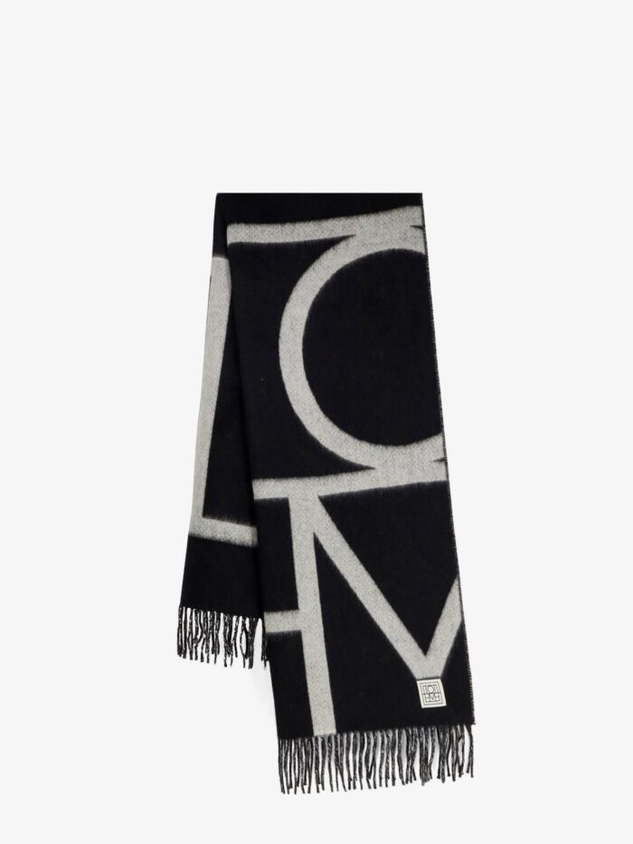 TOTEME Monogram Wool Scarf