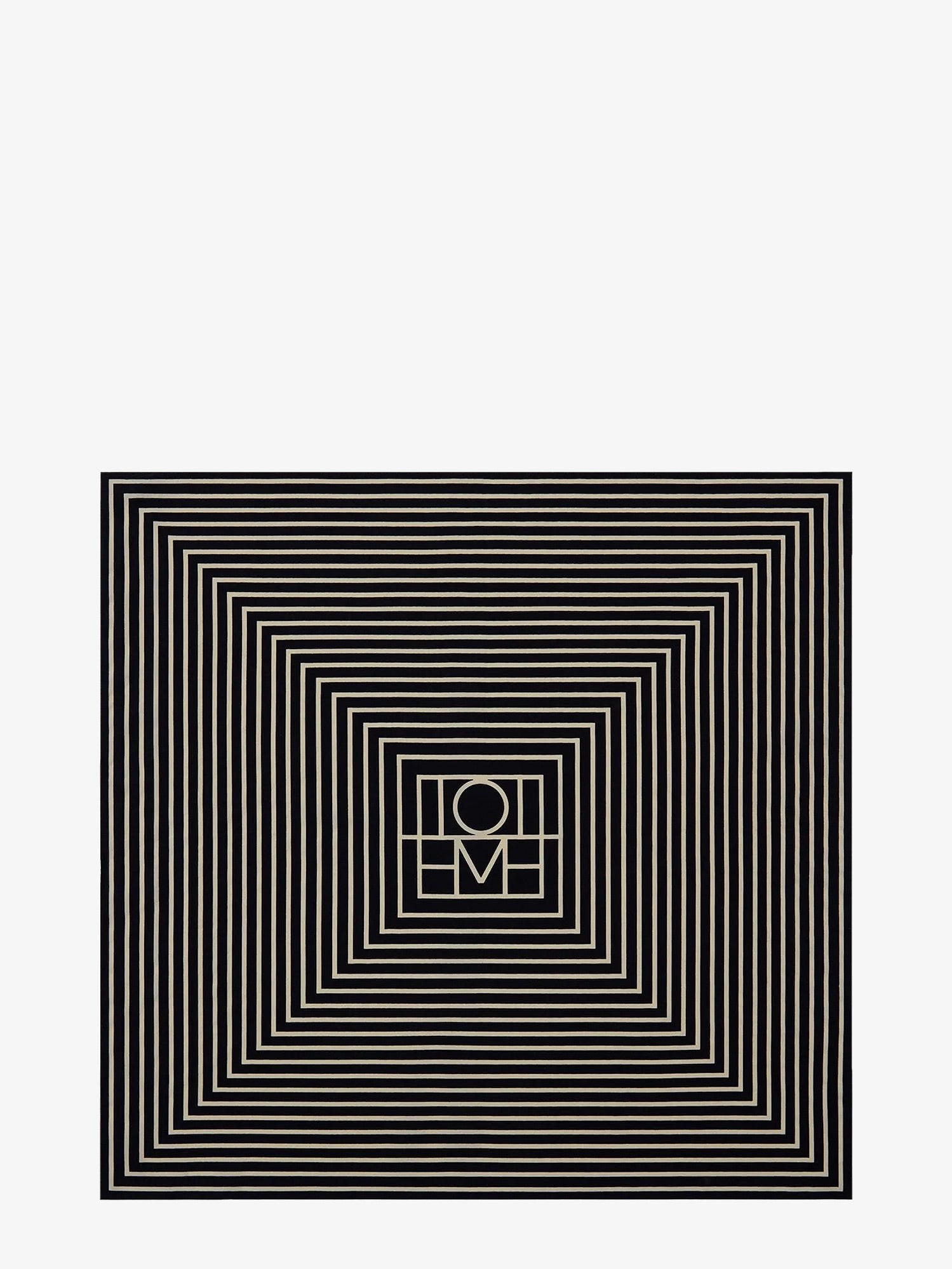 TOTEME Monogrammed Silk Scarf