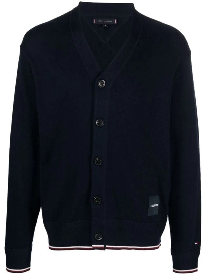 Monotype Gs Tipped Cardigan