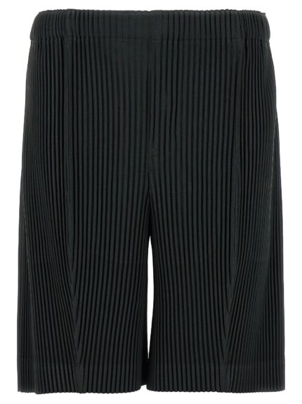 HOMME PLISSE' ISSEY MIYAKE 'Monthly Colors: August' Bermuda Shorts