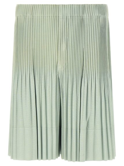 HOMME PLISSE' ISSEY MIYAKE 'Monthly Colors: June' Bermuda Shorts