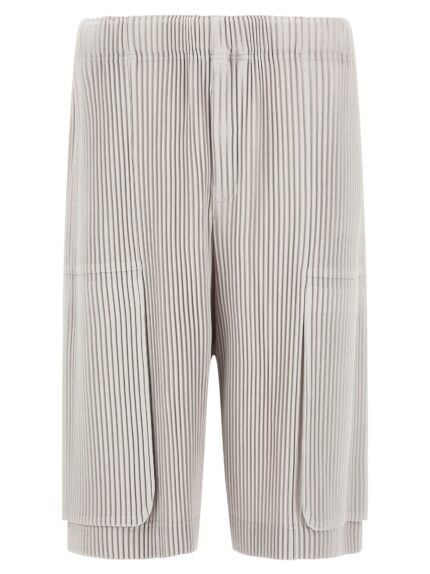 HOMME PLISSE' ISSEY MIYAKE 'Monthly Colors: September' Bermuda Shorts