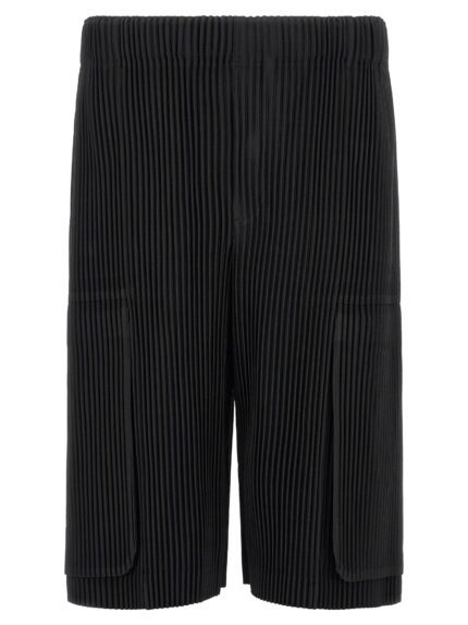 HOMME PLISSE' ISSEY MIYAKE 'Monthly Colors: September' Bermuda Shorts