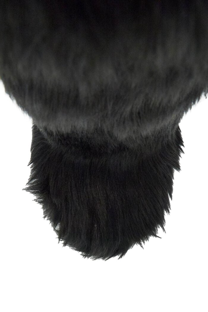 MOON BOOT Black Suede Icon Yeti Boots With Synthetic Fur Lining