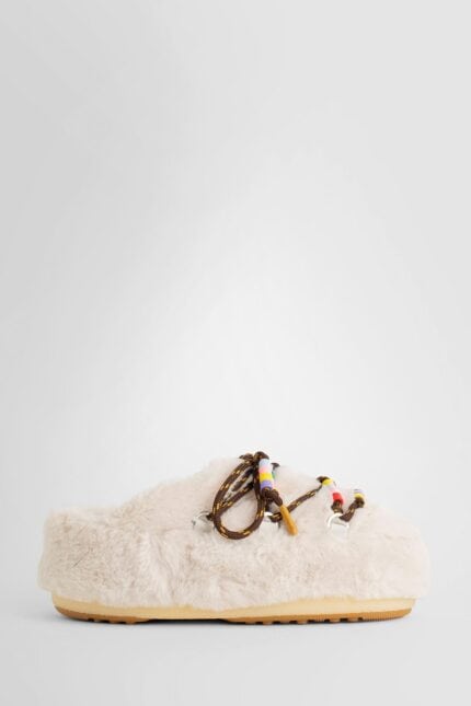 MOON BOOT Faux Fur Beades Padded Snow Mules