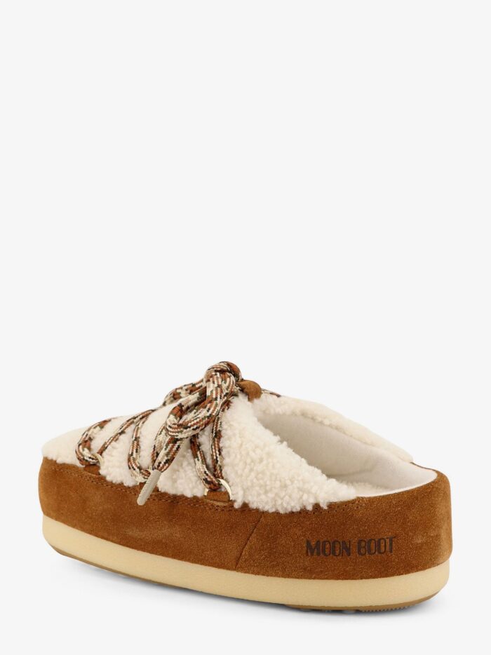 moon boot shearling and suede slip on Moon Boot Shearling And Suede Slip-on