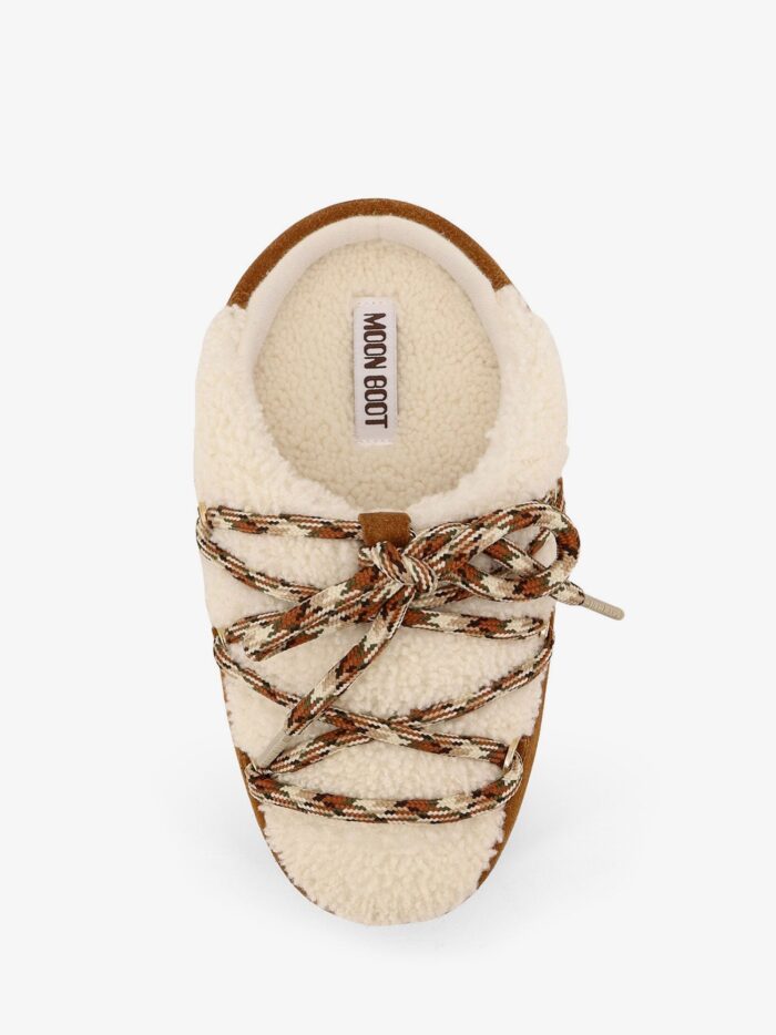 moon boot shearling and suede slip on Moon Boot Shearling And Suede Slip-on