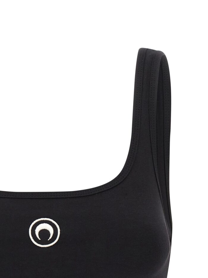 MARINE SERRE 'Moon Logo Stretched Jersey Sport' Top
