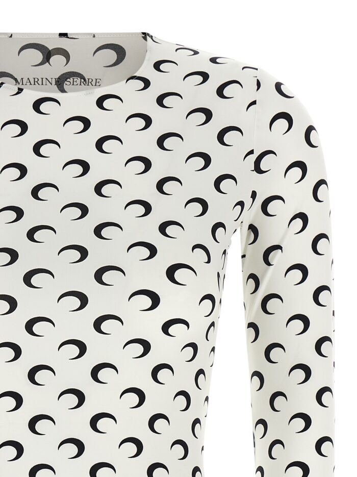 MARINE SERRE 'Moon Printed Jersey Second Skin' T-shirt