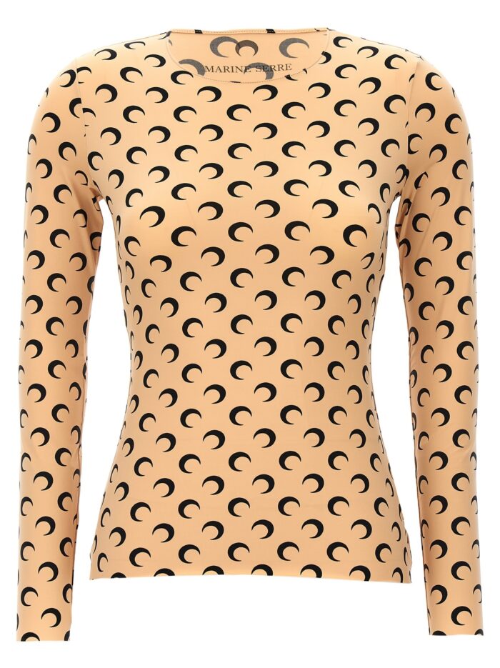 marine serre 'moon printed jersey' top MARINE SERRE 'Moon Printed Jersey' Top
