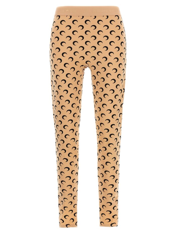 marine serre 'moon printed' leggings MARINE SERRE 'Moon Printed' Leggings