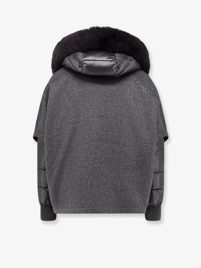 Moorer Pegaso-Cwr Sleeveless Wool And Cashmere Coat