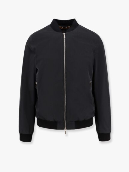 Moorer Sorano Nylon Jacket With Knitted Profiles
