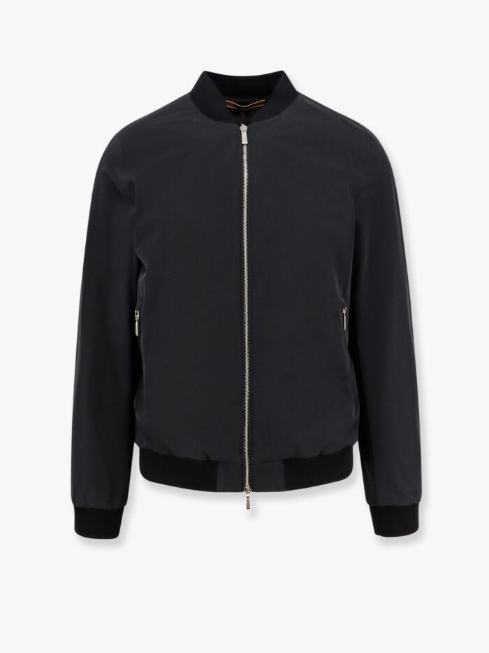 Moorer Sorano Nylon Jacket With Knitted Profiles