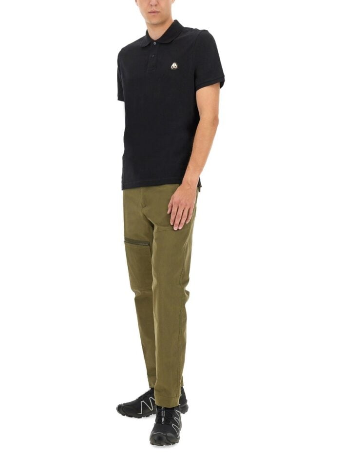 MOOSE KNUCKLES "EVERETT GOLD" POLO SHIRT