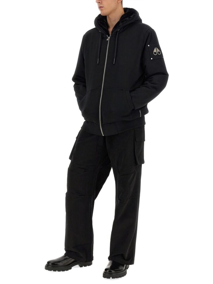 MOOSE KNUCKLES FELPA CON ZIP