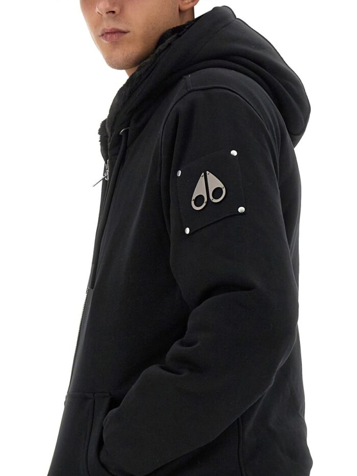 MOOSE KNUCKLES FELPA CON ZIP