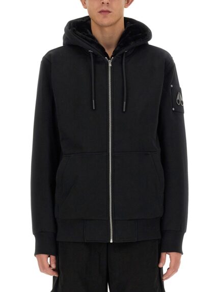 MOOSE KNUCKLES FELPA CON ZIP