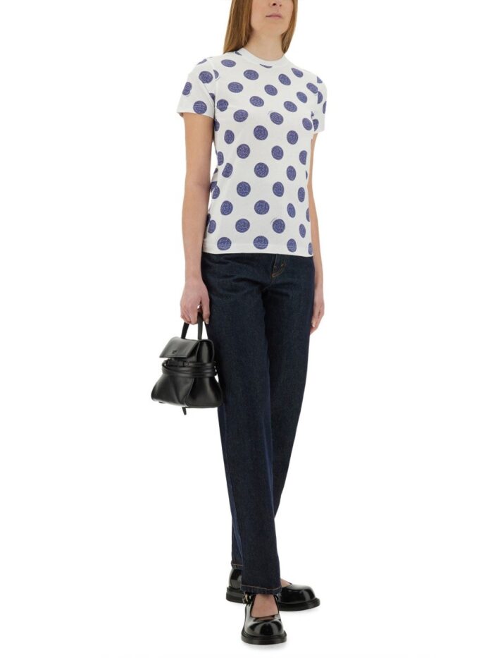 Moschino "BALLPOINT PEN POLKA DOTS" T-SHIRT