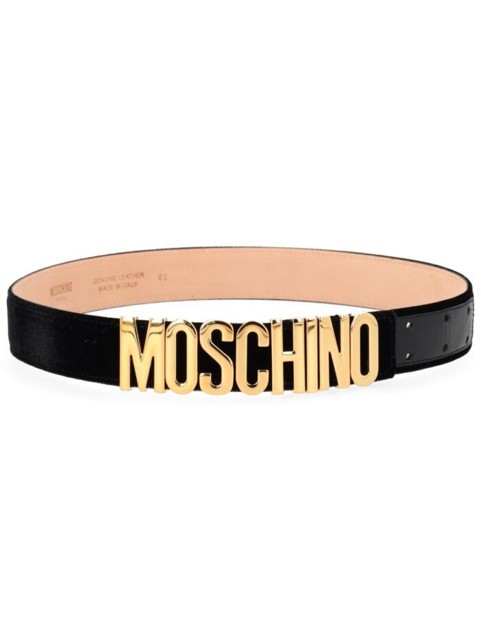 moschino belt with logo Moschino BELT WITH LOGO