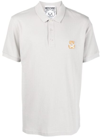 MOSCHINO Cotton Piquet Polo Shirt